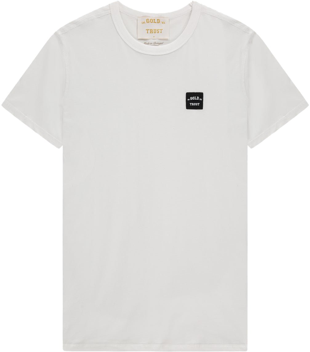 In Gold We Trust The Lock Shortsleeve White Wit
