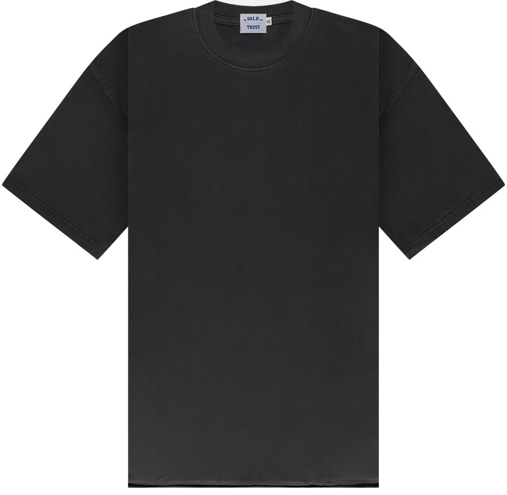In Gold We Trust The Strict T-shirt Black Grijs
