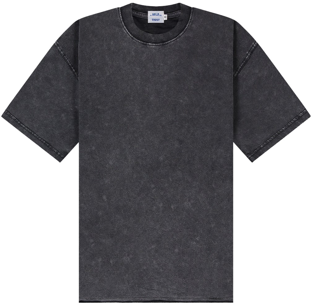 In Gold We Trust The Strict T-shirt Grey Zwart