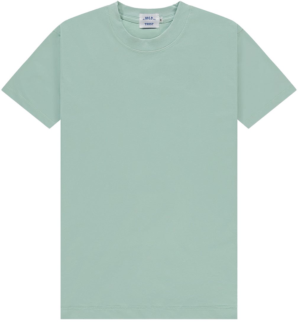 In Gold We Trust The Time Tee Green Groen