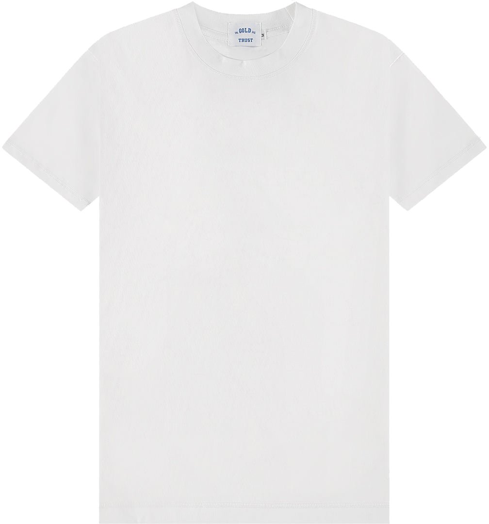 In Gold We Trust The Time Tee White Wit