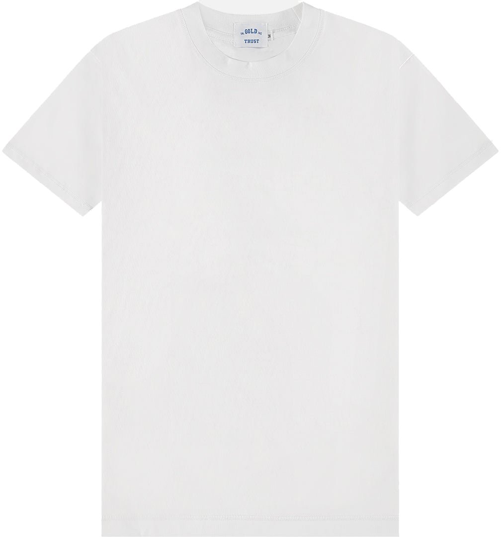 In Gold We Trust The Time Tee White Wit