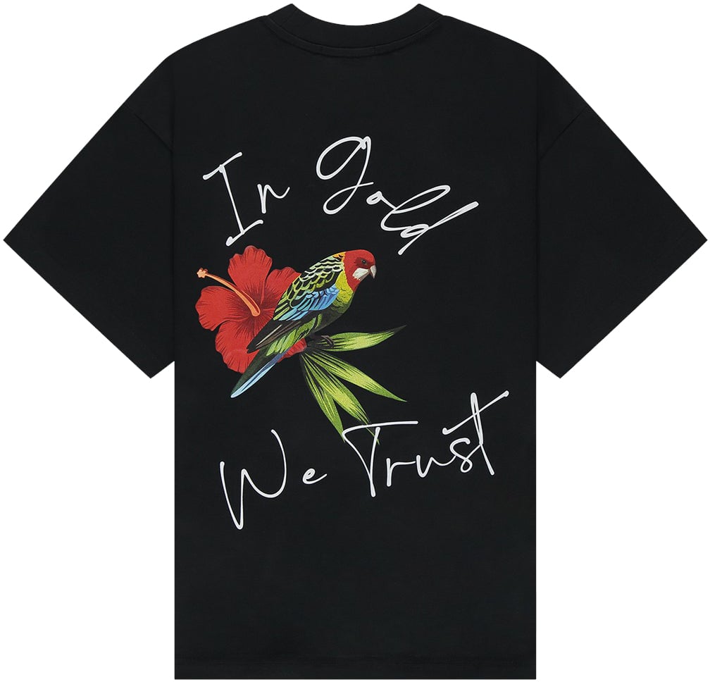 In Gold We Trust The Parrot Black Zwart