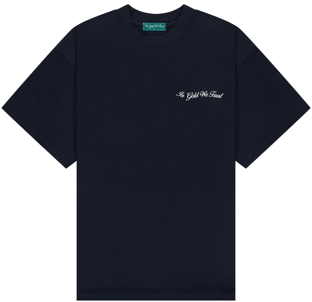 In Gold We Trust The Mouth Dark Blue Blauw