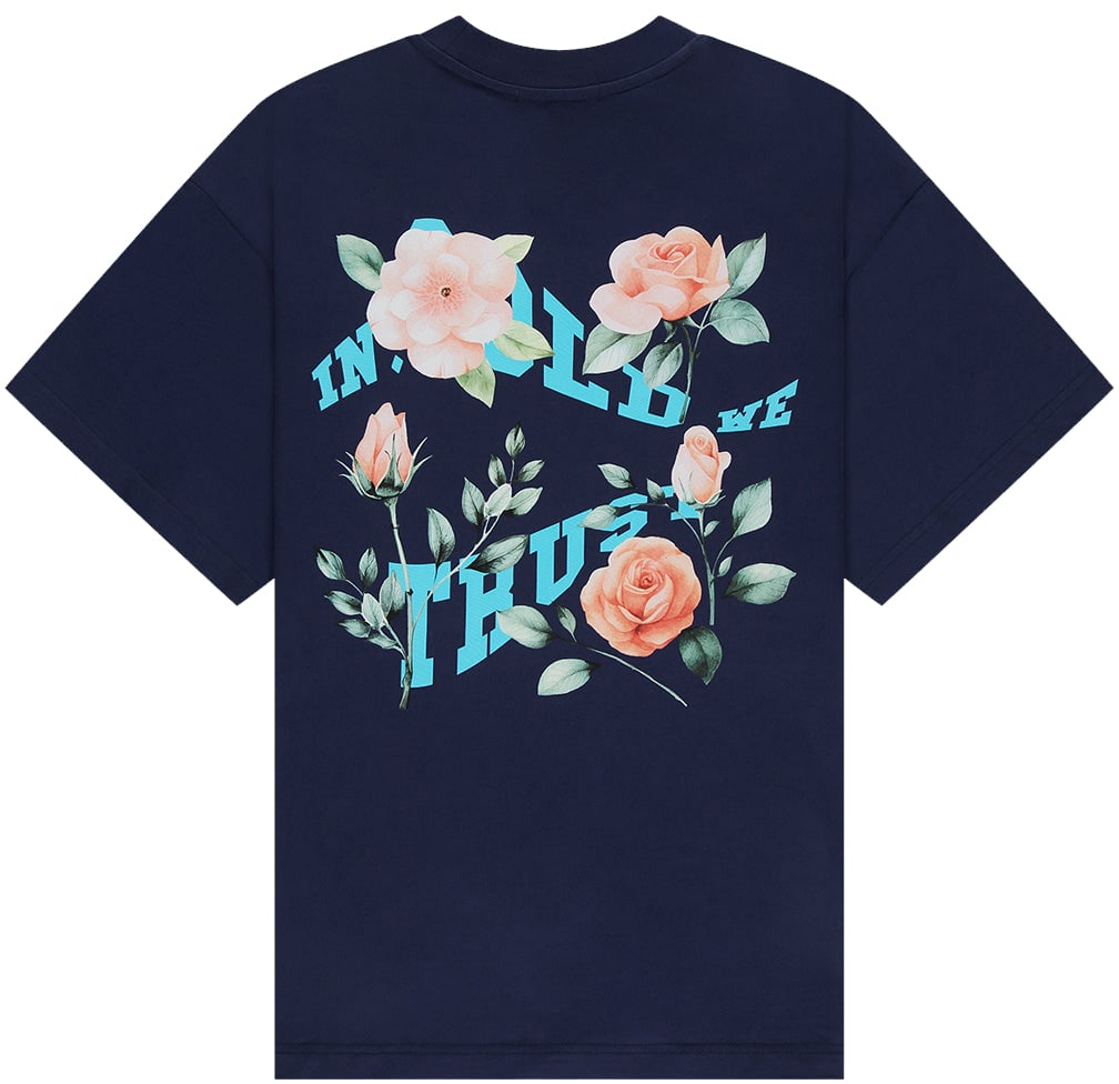 In Gold We Trust The Garden Dark Blue Blauw
