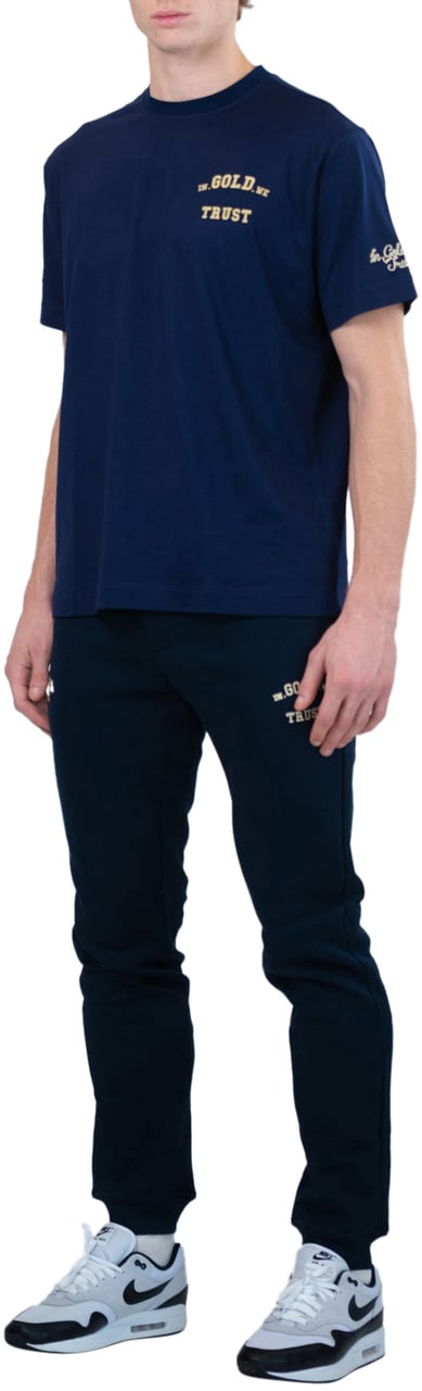In Gold We Trust Pusha '25 Navy Blauw
