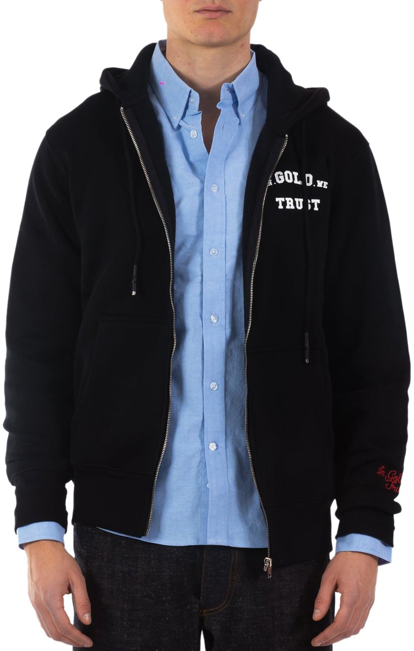 In Gold We Trust Notorious Zipper Black Zwart