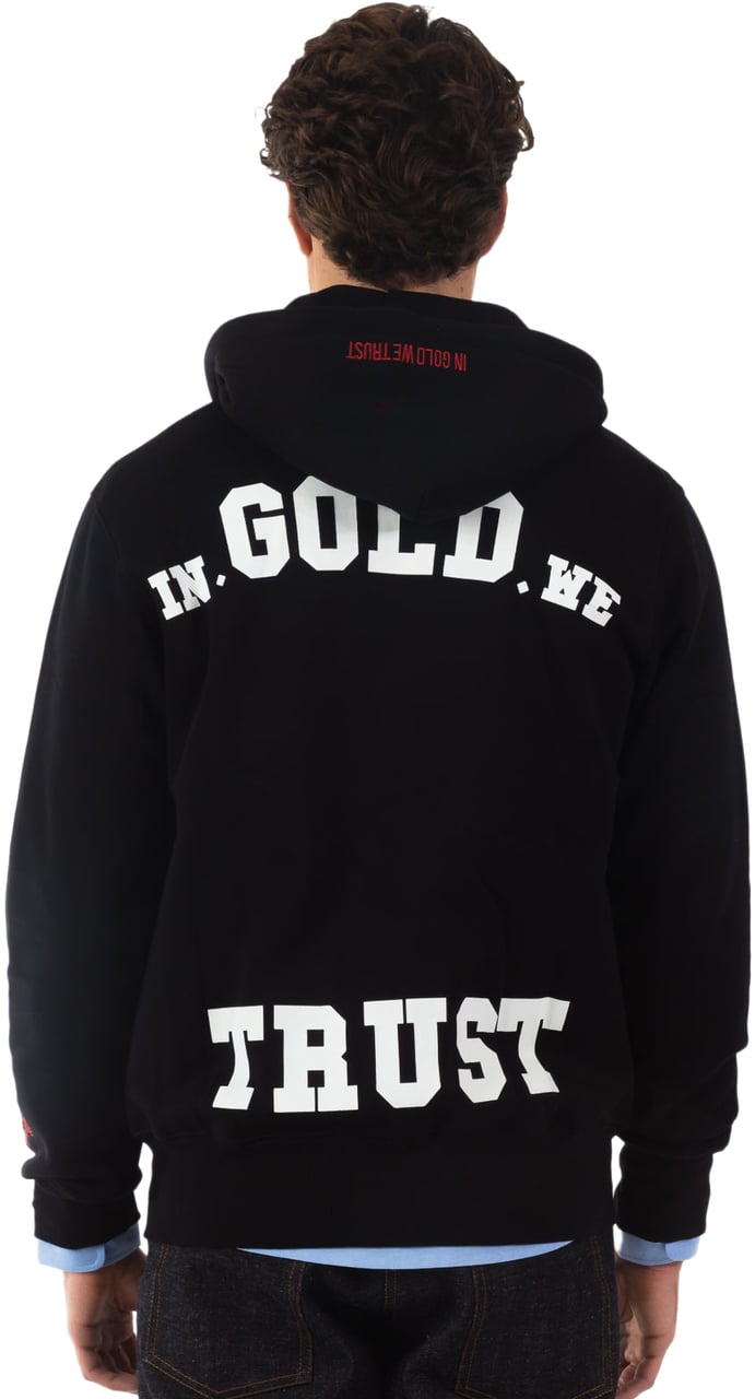 In Gold We Trust Notorious Zipper Black Zwart