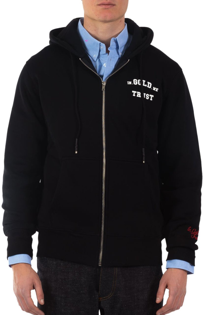 In Gold We Trust Notorious Zipper Black Zwart