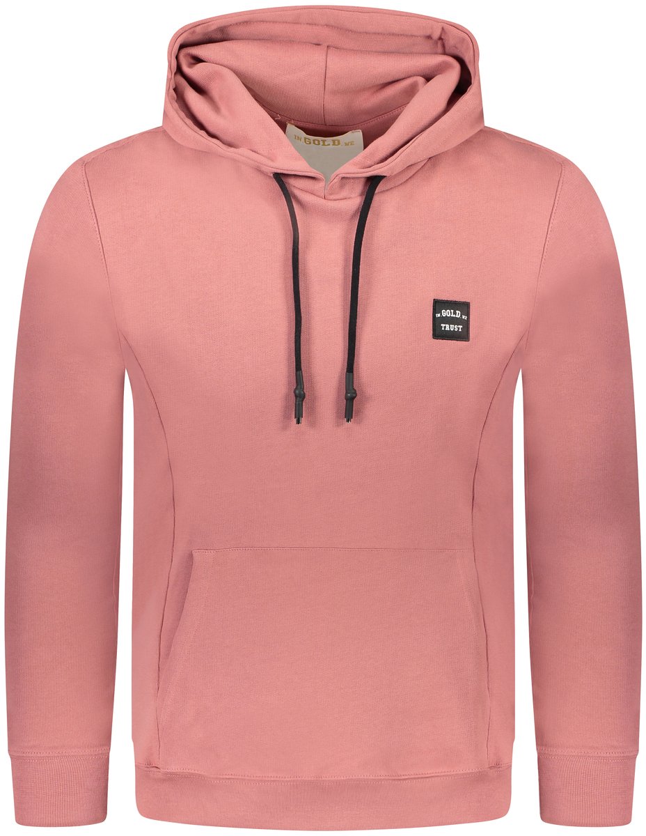 In Gold We Trust Hoodies Roze Roze