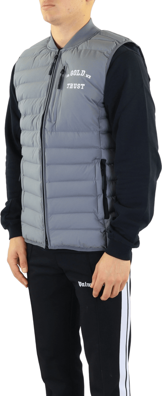 In Gold We Trust Heren The Glory Bodywarmer Grijs