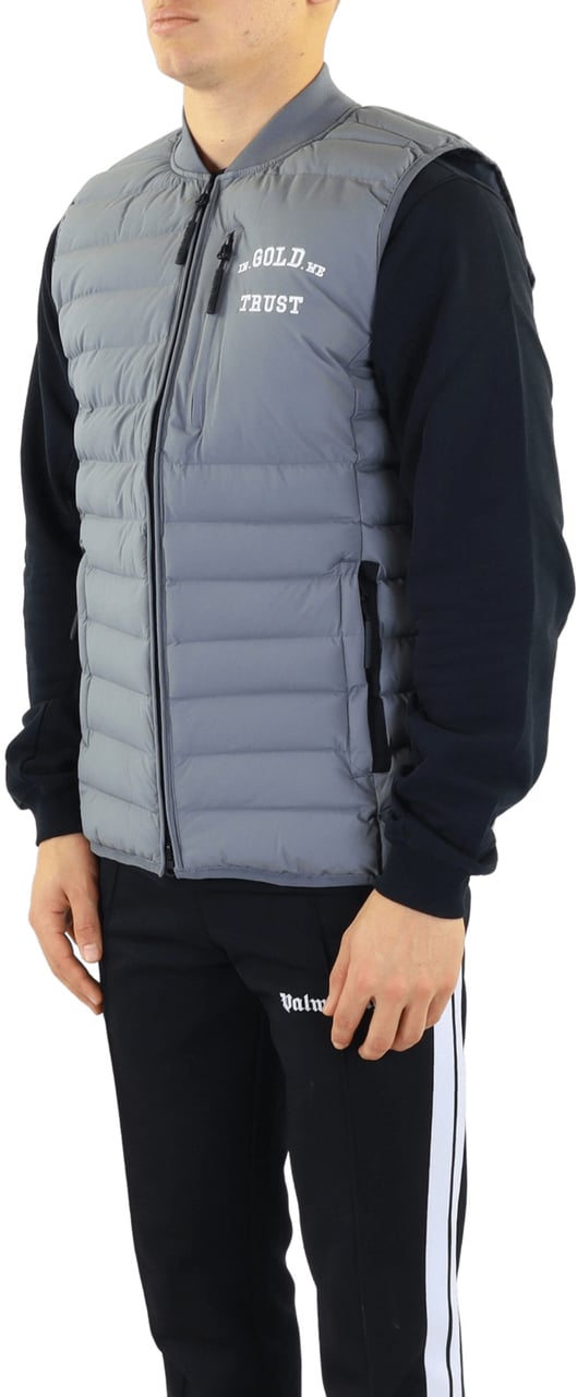 In Gold We Trust Heren The Glory Bodywarmer Grijs