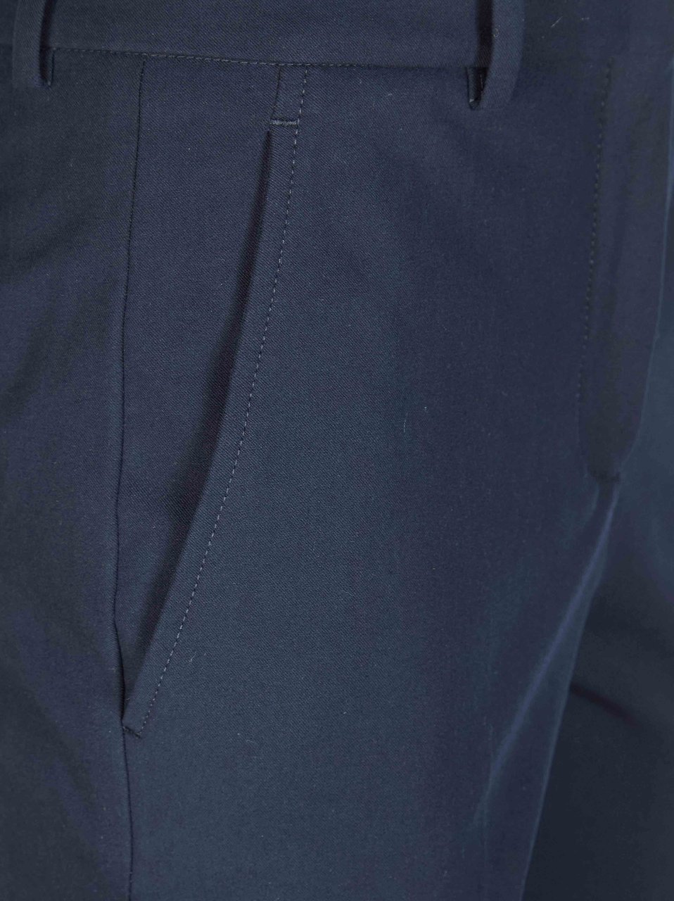 Incotex Blue Nevet Bistratch Cuffed Trousers Blauw