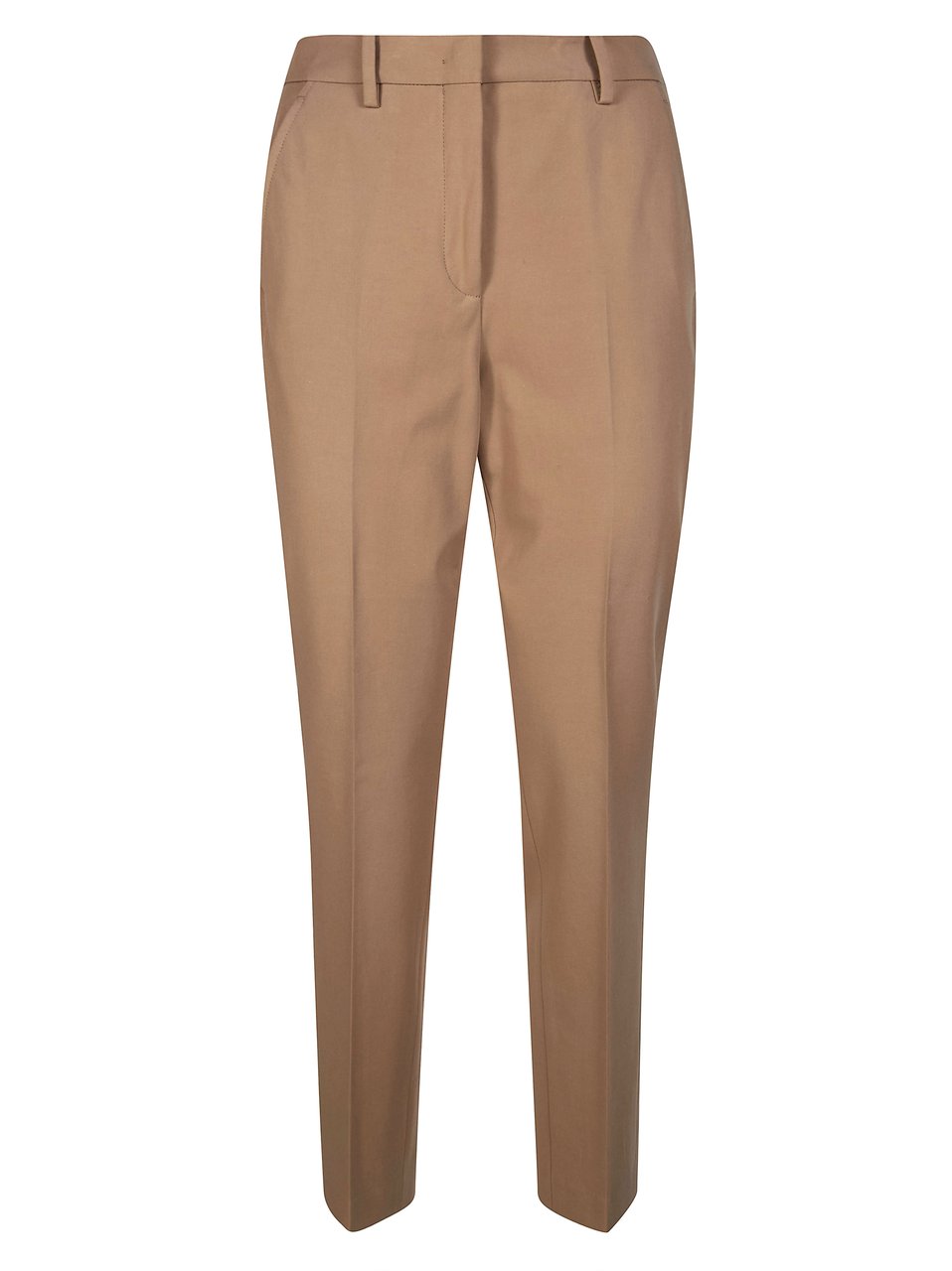 Incotex Galene Bistretch Straight-Leg Trousers Bruin