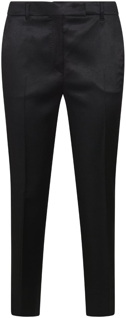 Incotex Black Cotton Pants Zwart