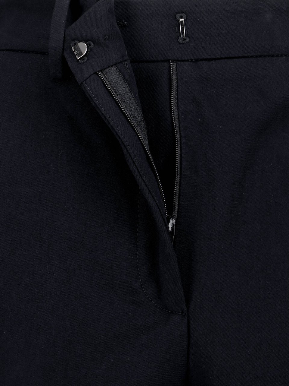Incotex Silk Blend Trousers – Black Zwart