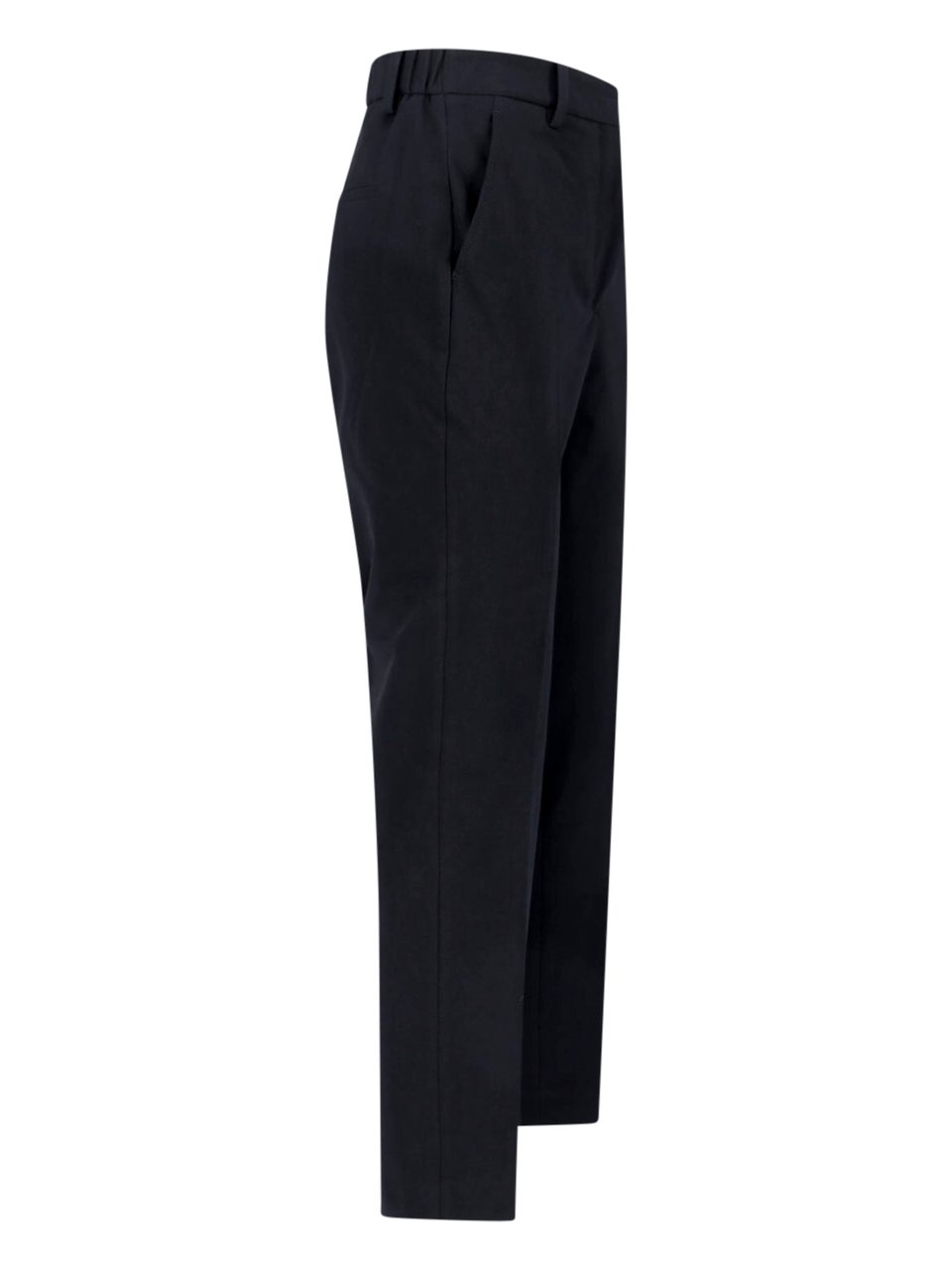 Incotex Silk Blend Trousers – Black Zwart