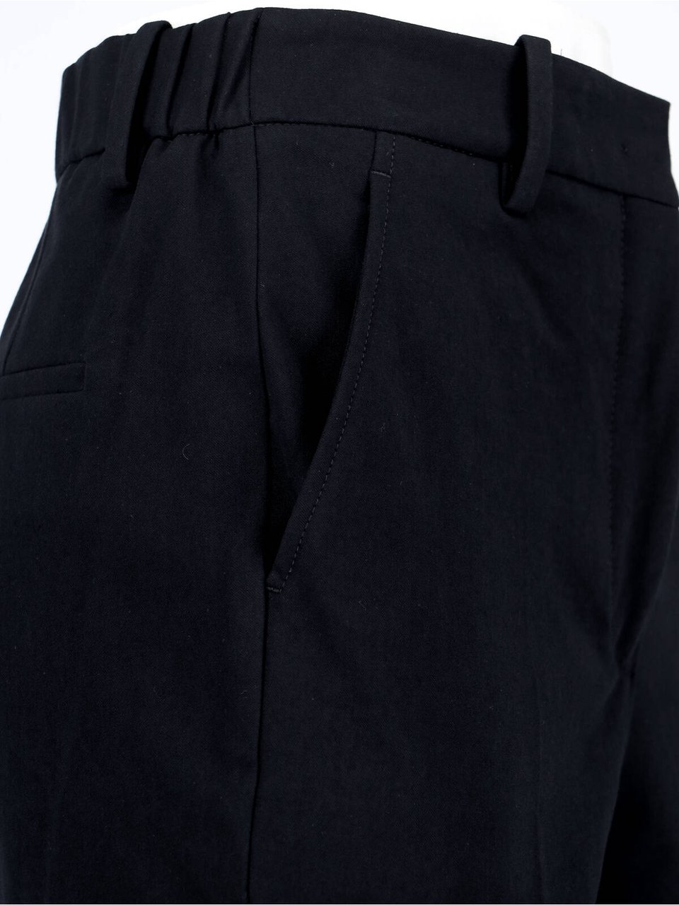 Incotex Silk Blend Trousers – Black Zwart