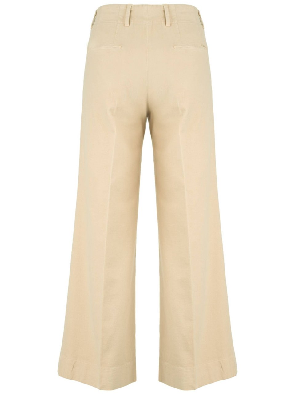 Incotex Black Cropped Wide-Leg Tailored Trousers Neutraal