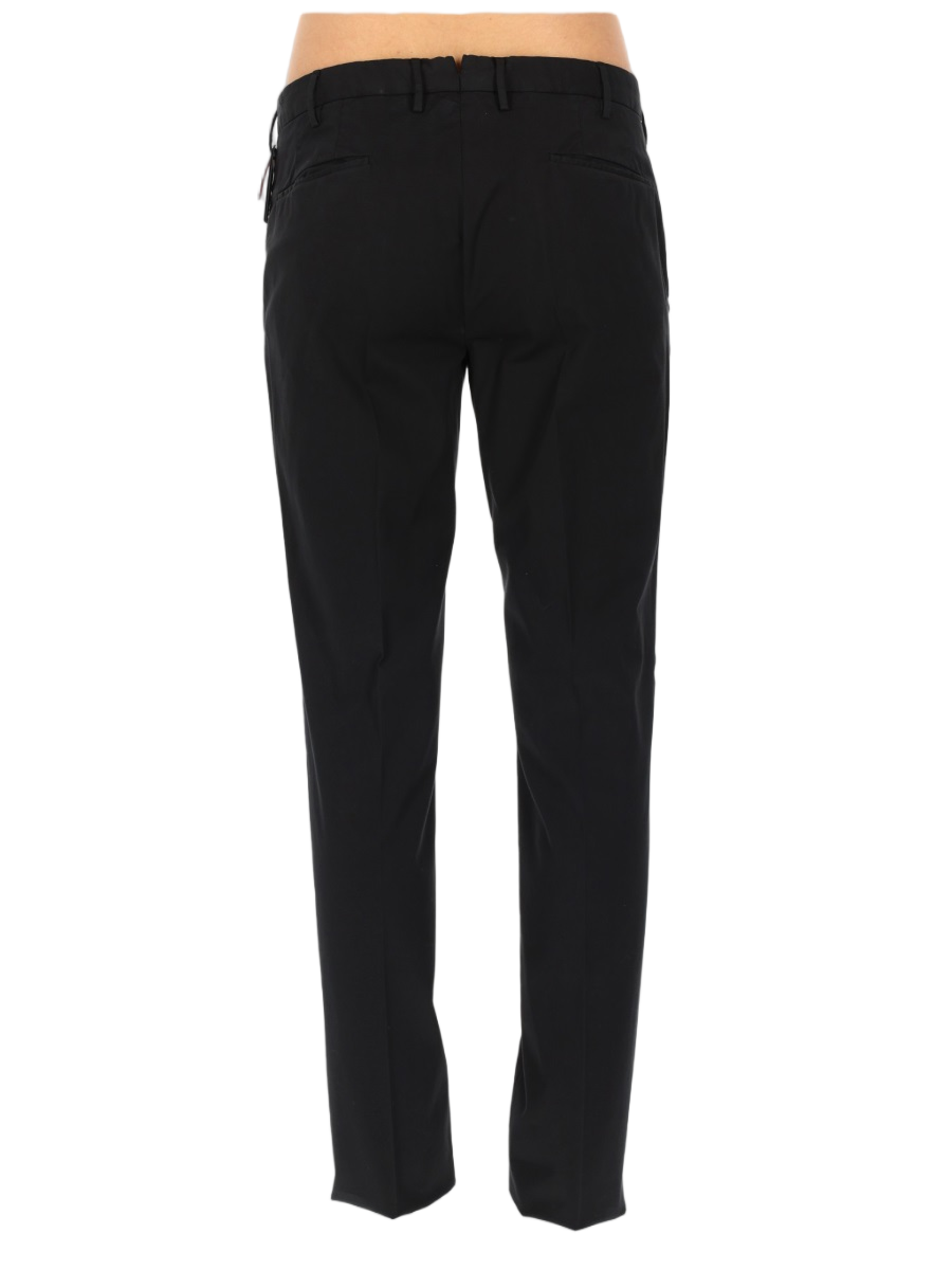 Incotex Neutrals Slim Fit Cotton-Blend Chinos Zwart
