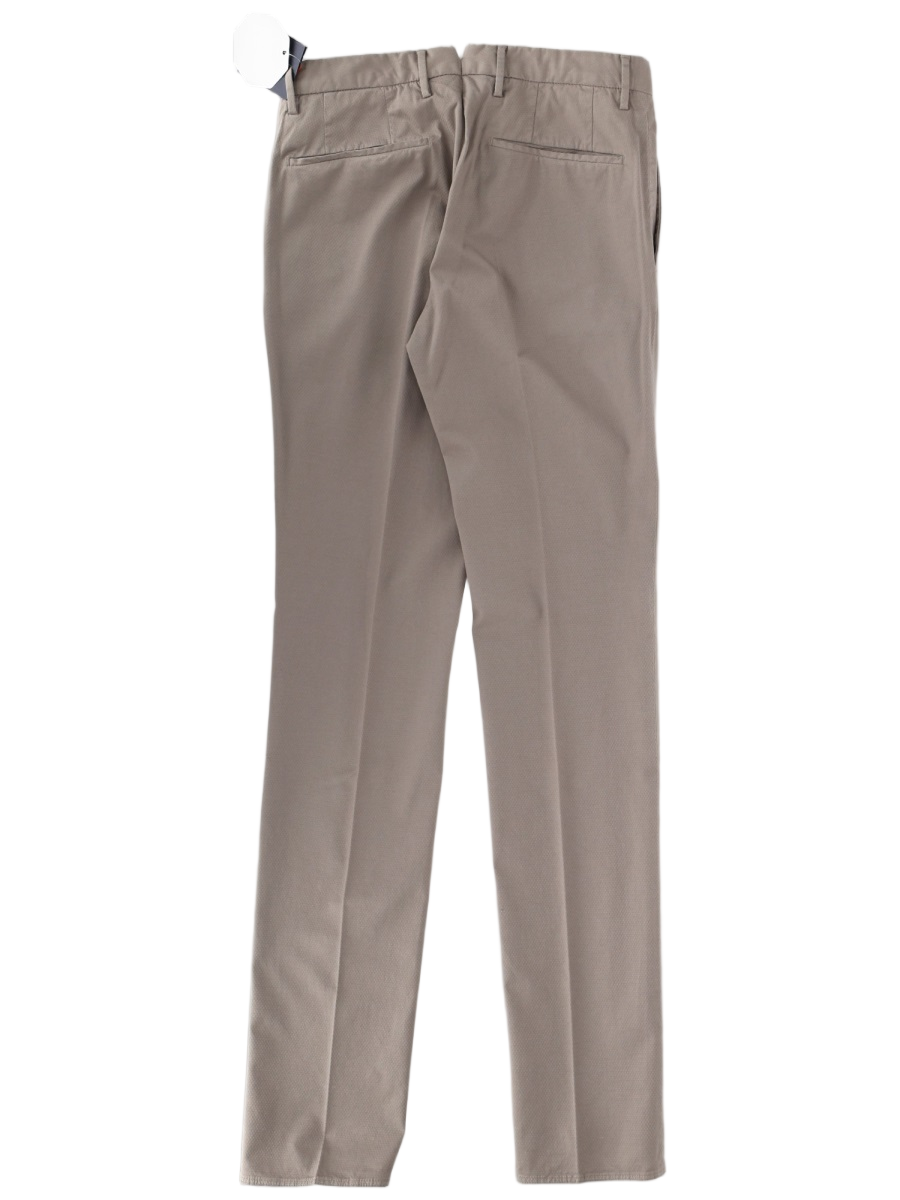 Incotex Straight-Leg Tailored Trousers With Smooth Fabric Finish Grijs