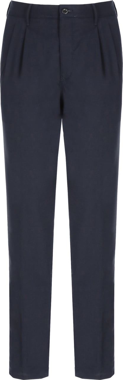 Incotex Trousers Blue Navy