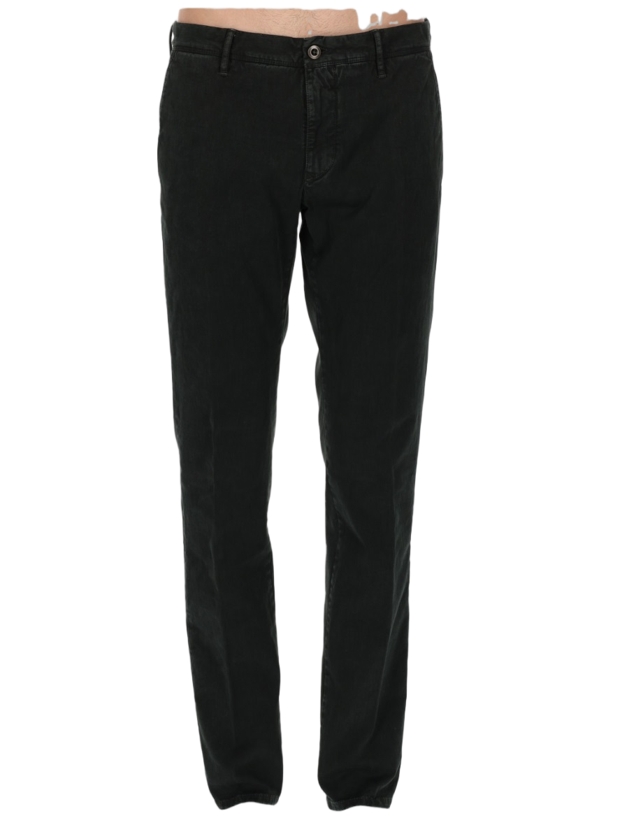 Incotex Slim-Fit Stretch Cotton Jeans Zwart