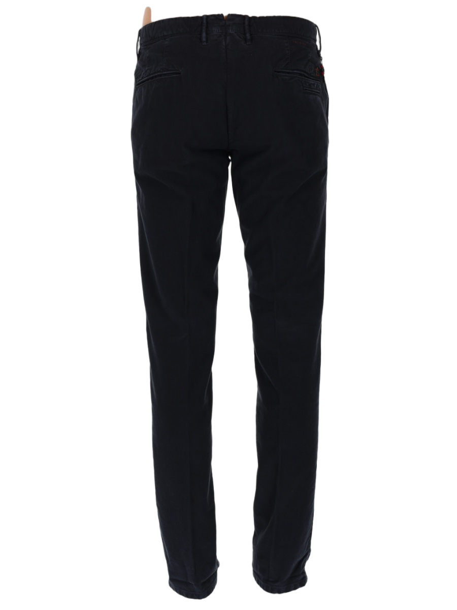 Incotex Slim-Fit Stretch Cotton Chinos Zwart