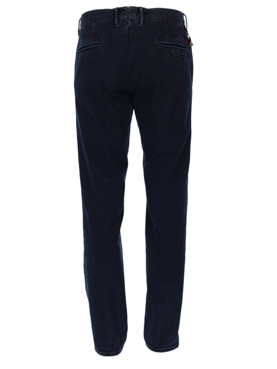 Incotex Slim-Fit Cotton Five-Pocket Chinos Blauw