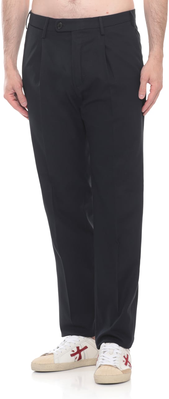 Incotex Trousers Blue Navy