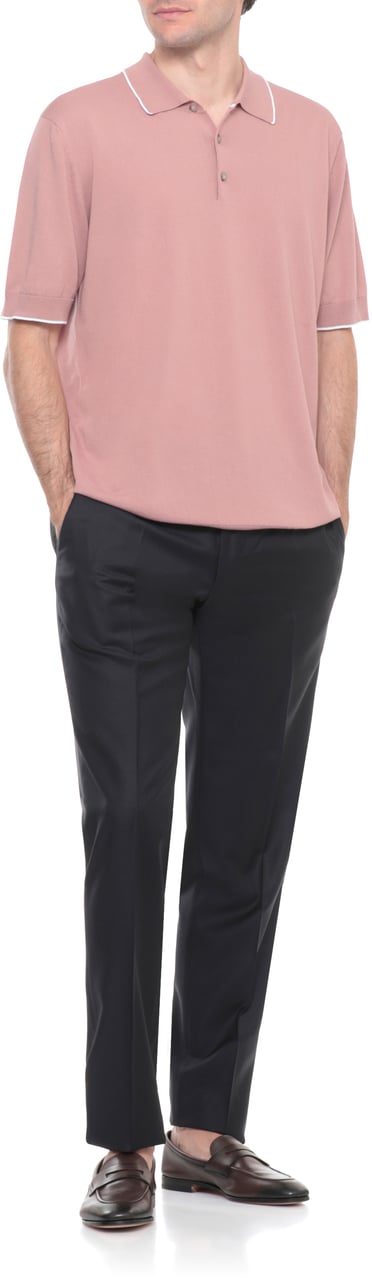 Incotex Trousers Blue Blauw