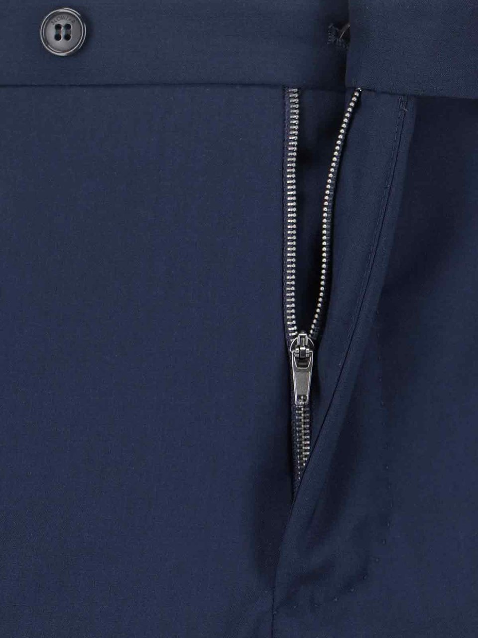 Incotex Virgin Wool Trousers – Navy Blauw