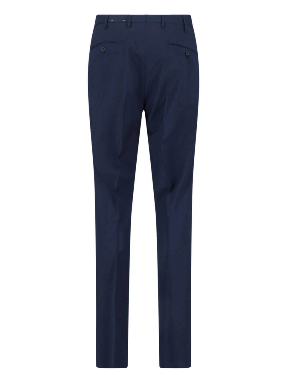 Incotex Virgin Wool Trousers – Navy Blauw