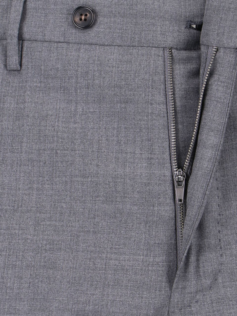 Incotex Grey Tailored Trousers Grijs