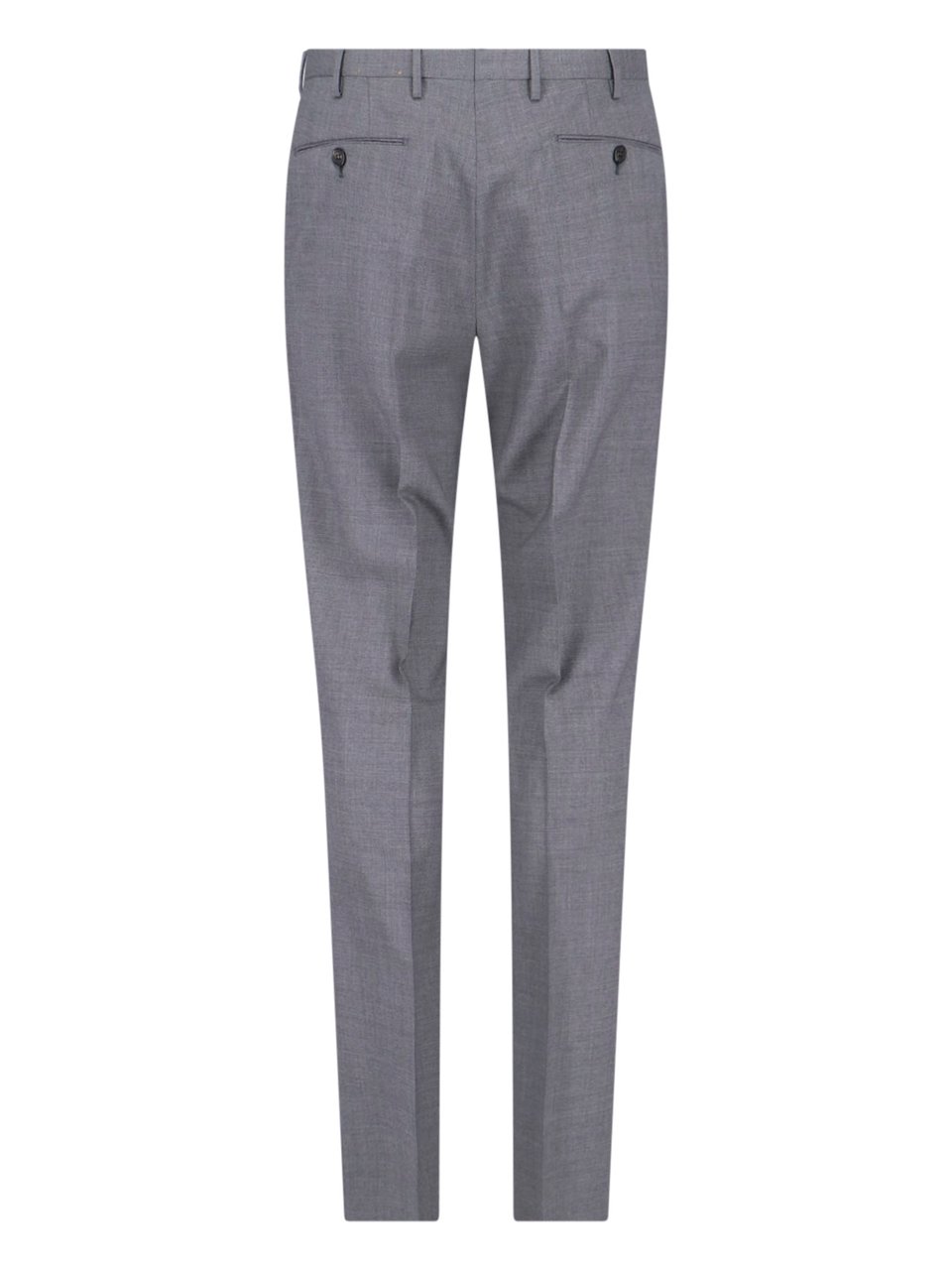 Incotex Grey Tailored Trousers Grijs