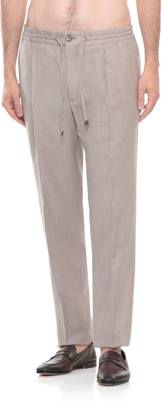 Incotex Trousers Beige Beige