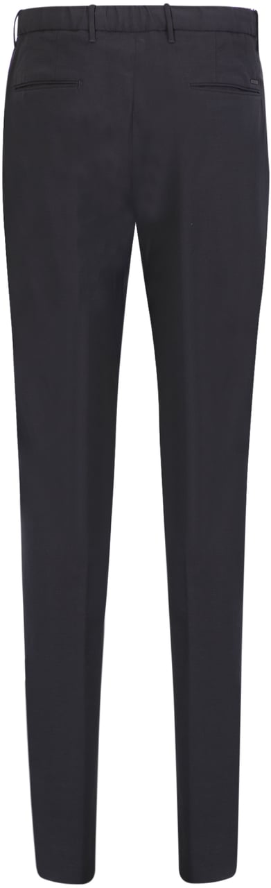 Incotex INCOTEX Black Trousers Zwart