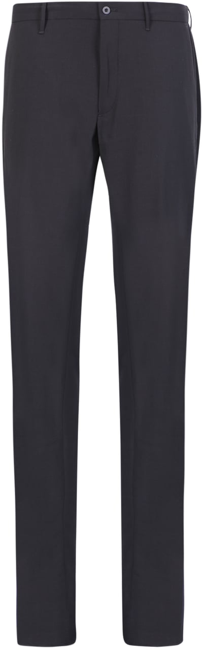 Incotex INCOTEX Black Trousers Zwart