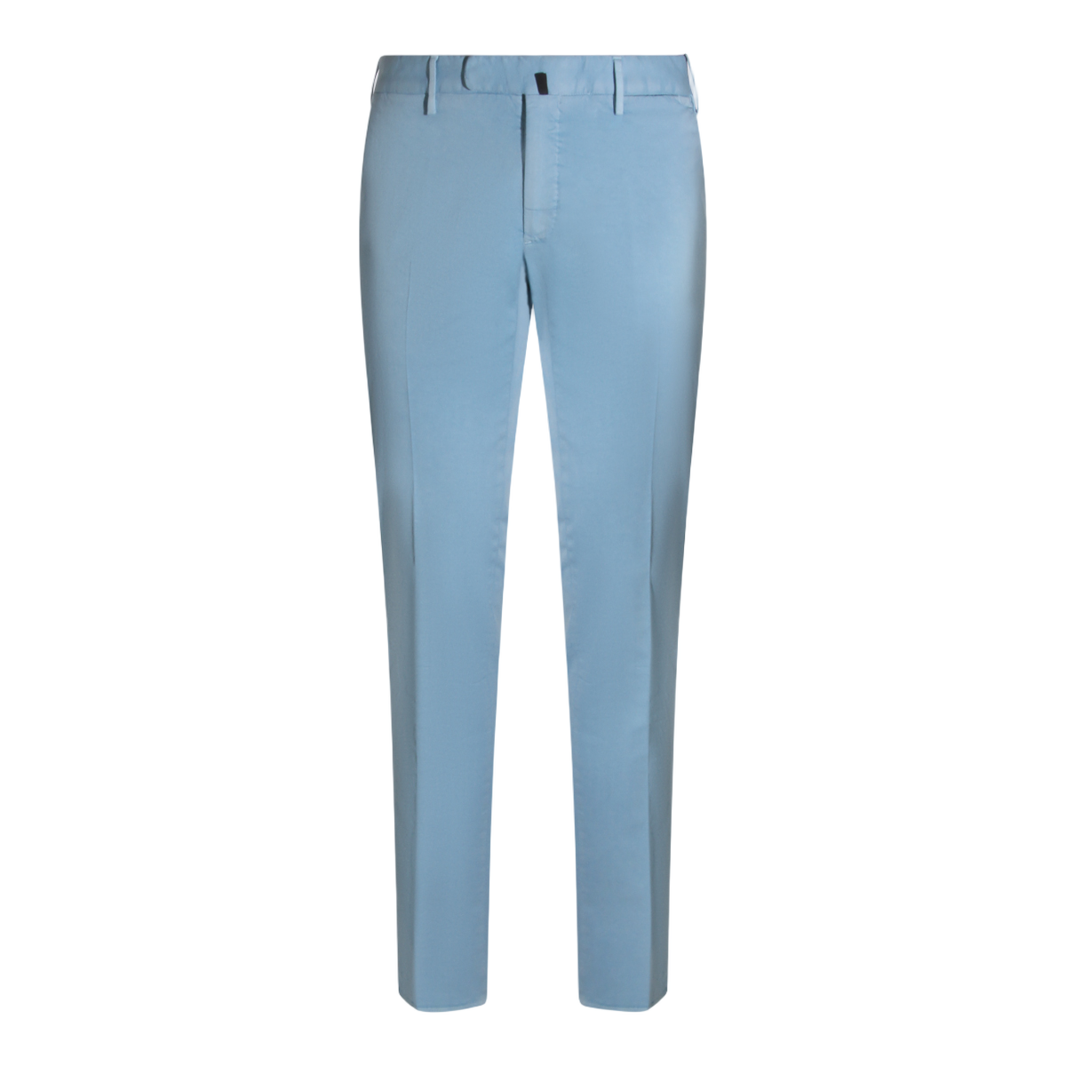 Incotex Straight-Leg Trousers with Subtle Front Pleats Blauw