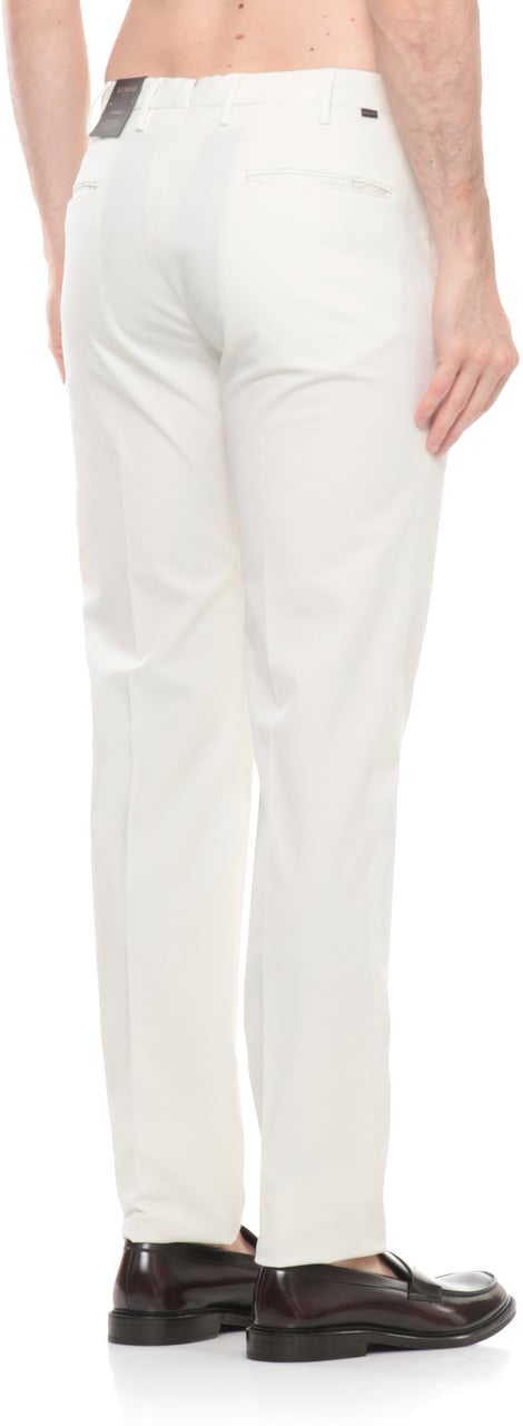 Incotex Trousers Ivory Wit