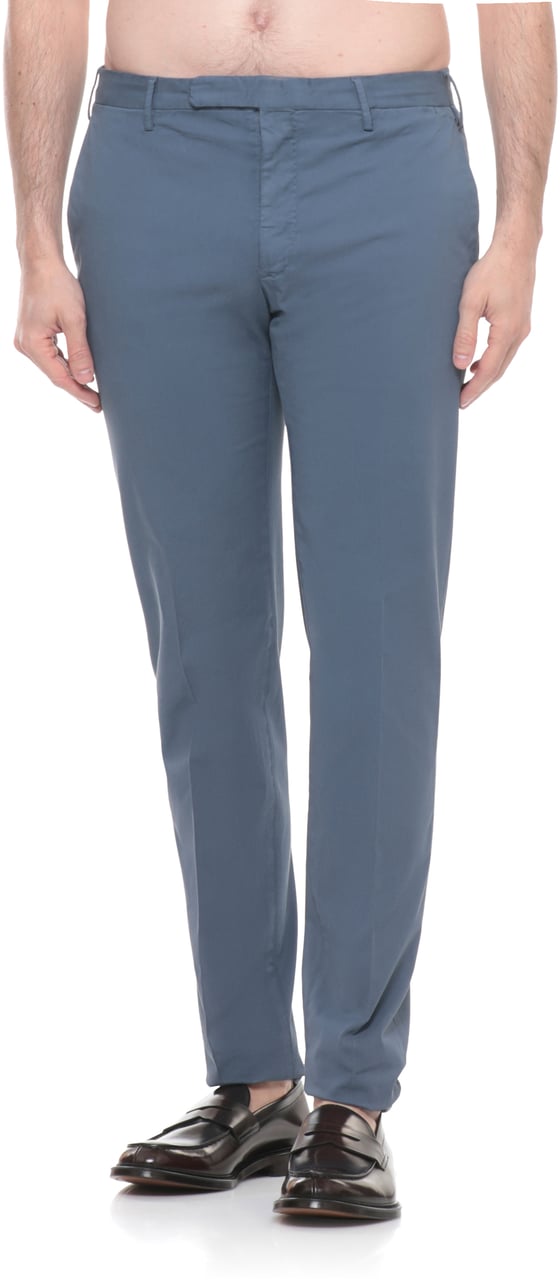 Incotex Trousers Blue Blauw