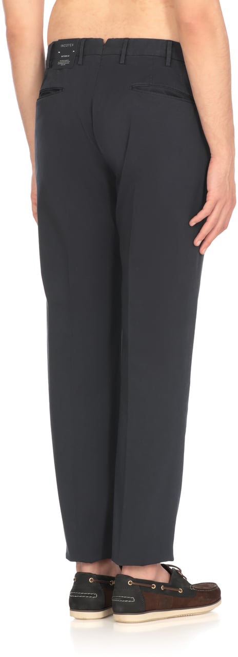 Incotex Trousers Blue Blauw