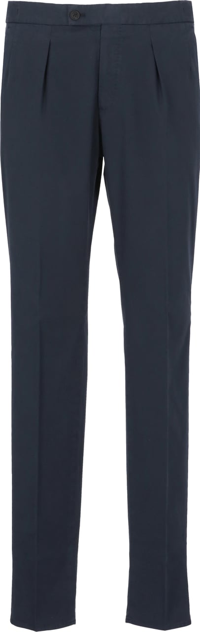 Incotex Trousers Blue Blauw