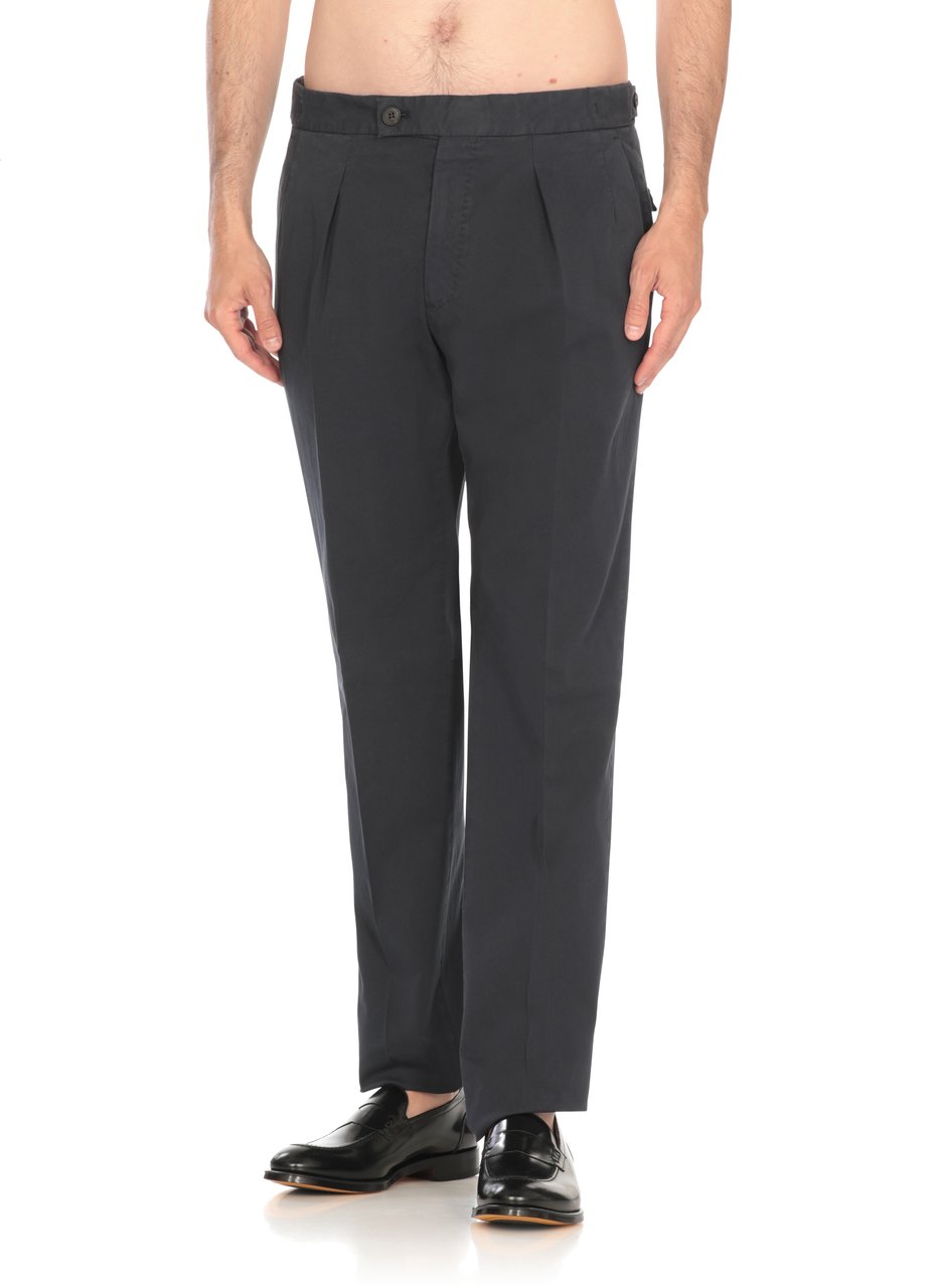 Incotex Trousers Blue Blauw