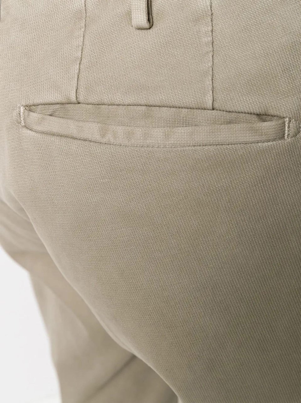 Incotex Beige Tight Fit Trousers Grijs