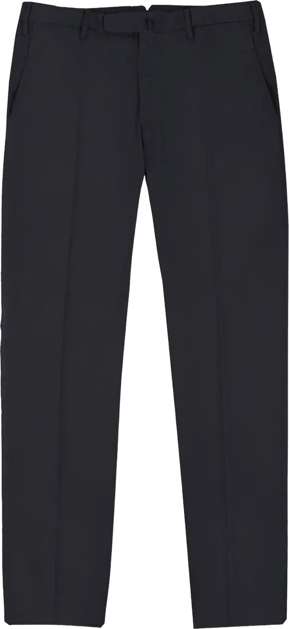Incotex Neutral Slim Fit Tailored Cotton Pants Zwart