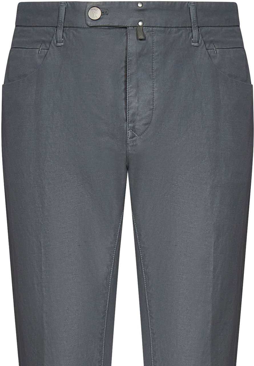 Incotex Trousers Grey Grijs