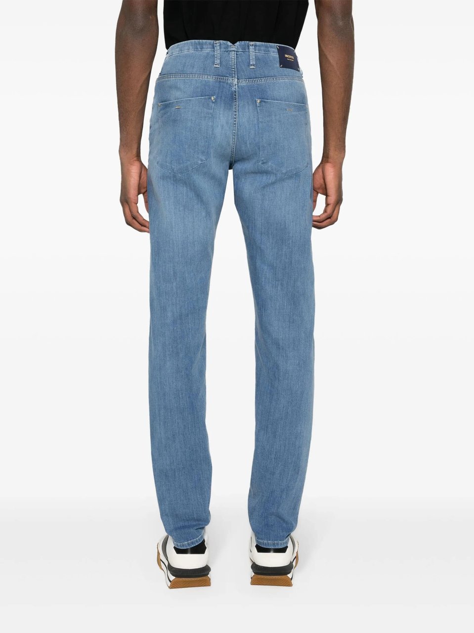 Incotex Light Blue Special Straight-Leg Jeans Blauw