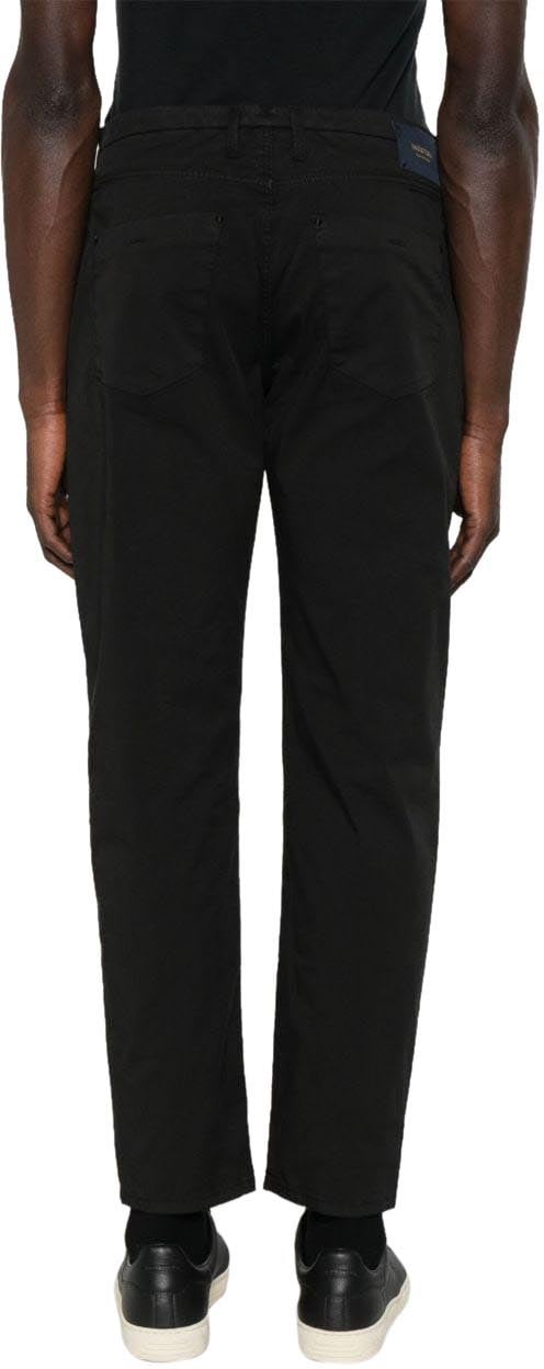 Incotex Trousers Black Zwart