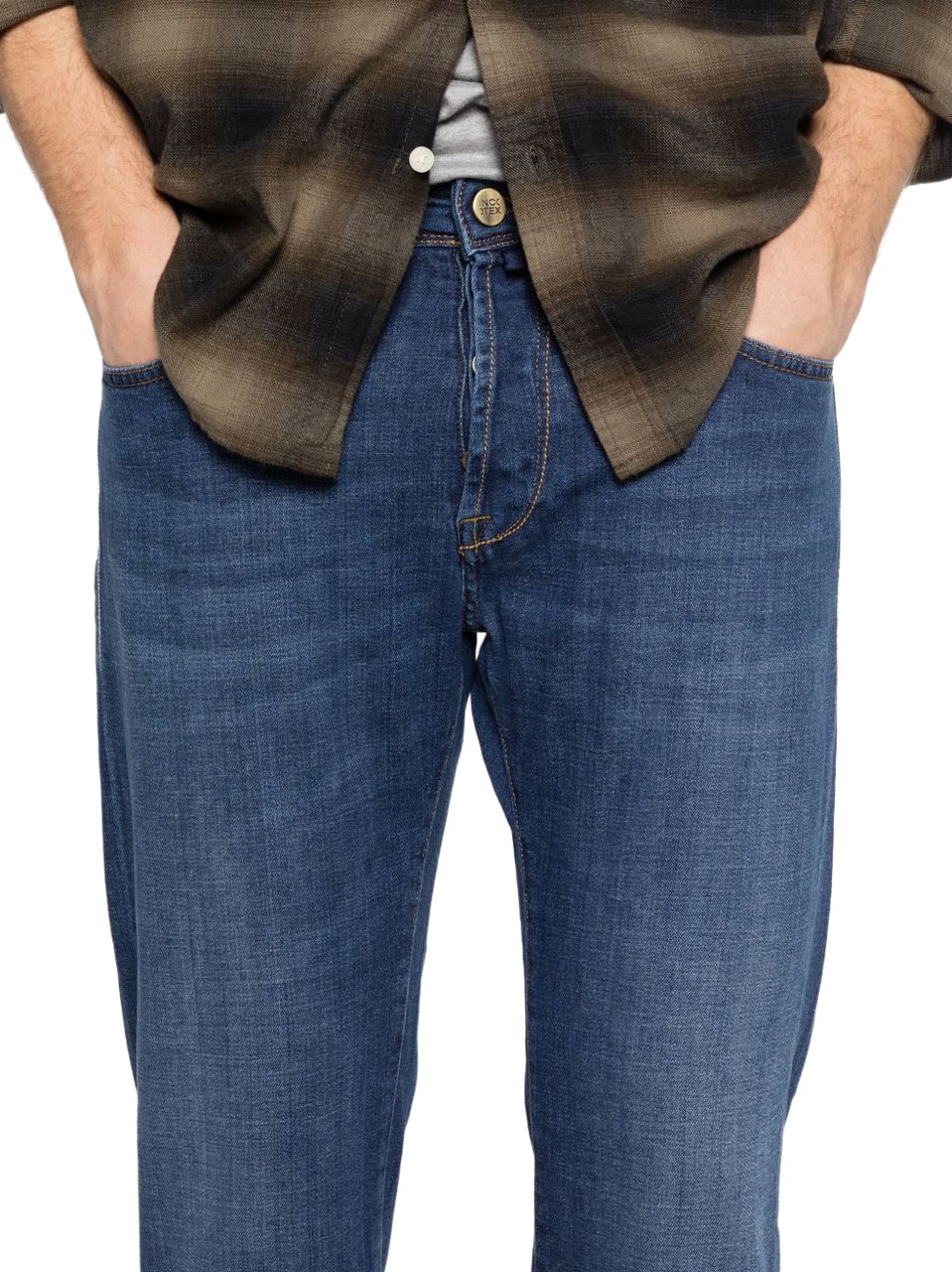 Incotex Rtw Blue Blauw
